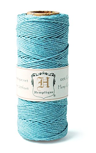 Hemp Cord Spool 20# 205'/Pkg-Light Blue