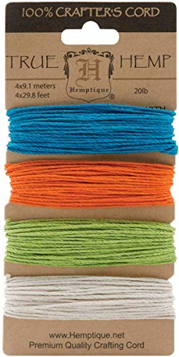 Hemp Cord 20lb 120'-Bright