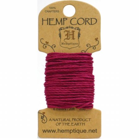 Dark Pink Hanf 20ÃÂ LB Crafters KordelÃÂ ÃÂÃÂ Hemptique