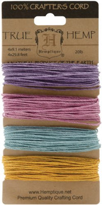 Hemp Cord 20lb 120'-Pastel