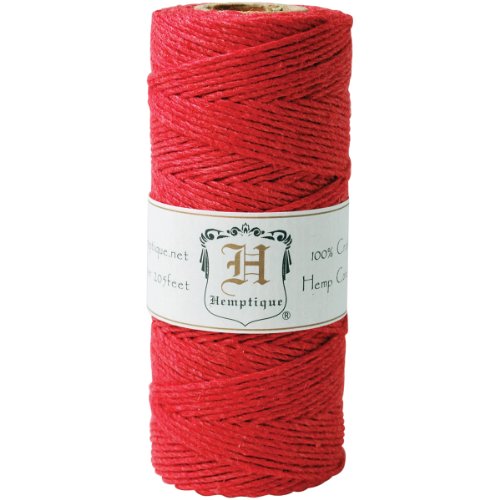 Hemptique Hanfschnur Spule 9,1ÃÂÃÂ kg 205ÃÂÃÂ 'rot, andere, Mehrfarbig