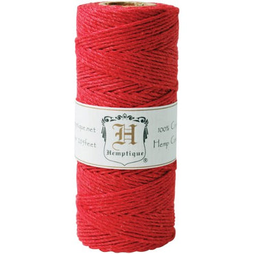 Hemptique Hanfschnur Spule 9,1ÃÂÃÂ kg 205ÃÂÃÂ 'rot, andere, Mehrfarbig