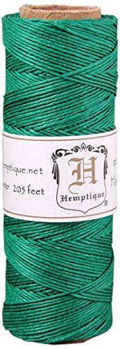 Hemptique Hanfschnur Spule grÃÂÃÂ¼n, 10ÃÂÃÂ lb.