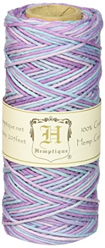 Hemptique Hanfschnur Spule (Bunte) Pastell