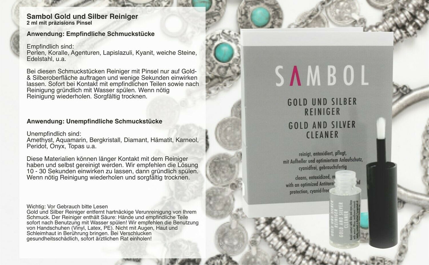 Sambol Gold und Silber Reiniger 2ml