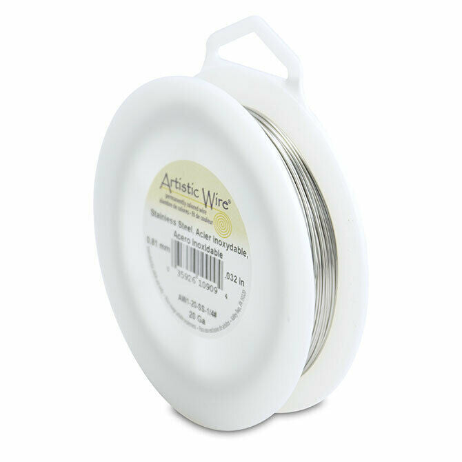 Artistic Wire® Edelstahldraht Stärke 0,81 mm / 27 m lang (0,59 €/m)