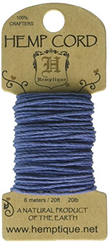 Hemptique HMC20-BLU Hanfschnur, 9 kg, Blau, 6 m