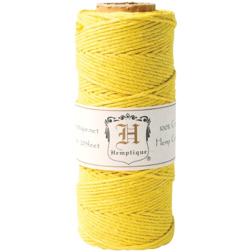 Hemptique Hanfschnurspule, 9,1 kg, 50,5 m, Gelb