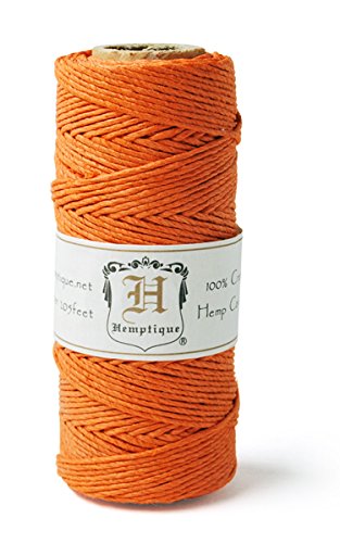 Hemp Cord Spool 20# 205'/Pkg-Orange