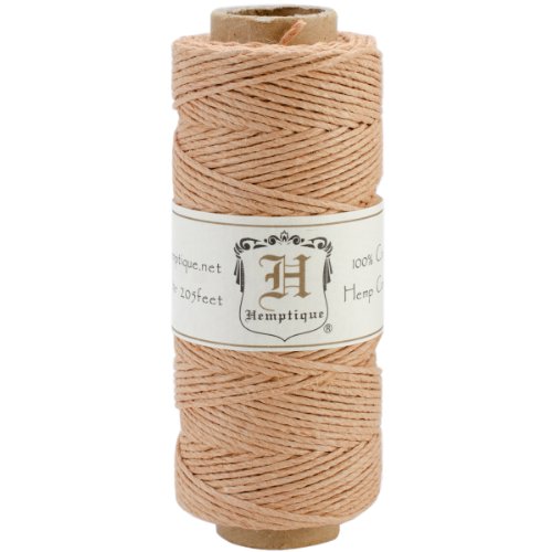 Hemp Cord Spool 20# 205 Feet/Pkg-Capuccino