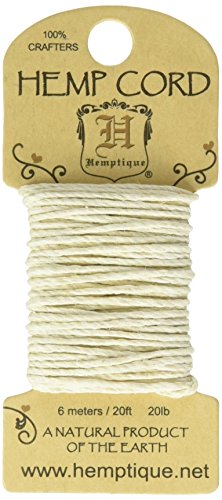 Hemptique (HEMP0) HMC20WHT-5pk Hanfschnur, WeiÃÂ