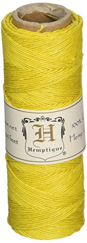 Hemptique Hanfschnur, 4,5 kg, Gelb