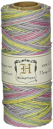 Hemptique Hanf Bunte Kordel Spule 9,1ÃÂÃÂ kg 205ÃÂÃÂ '-Baby Pastell, Anderen, Mehrfarbig