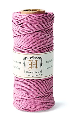 Hemptique Hanfschnur-Spule 9,1ÃÂÃÂ kg, 62,5 m, Hellrosa, Mehrfarbig