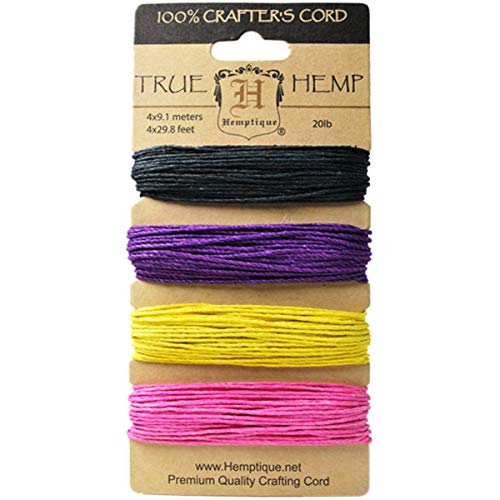 Hemptique Hemp Cord 20lb 120'-Flirt