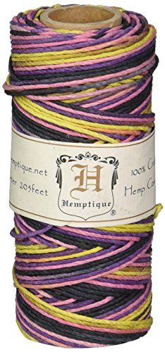 Hemptique Hanf Bunte Kordel Spule 9,1ÃÂÃÂ kg 205ÃÂÃÂ '-Flirt, andere, Mehrfarbig